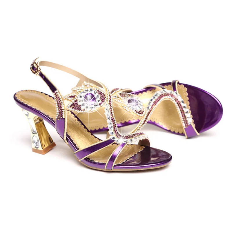 Женские вечерние туфли из натуральной кожи Летние Босоножки с открытым носком и