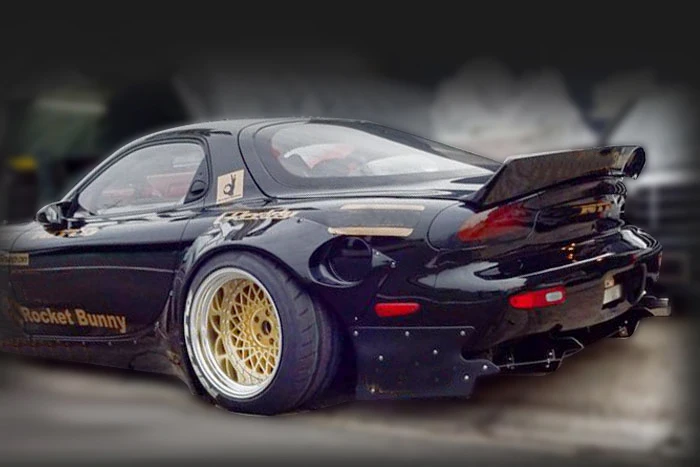 Автомобильный Стайлинг для Mazda RX7 FD3S RB стиль Стекловолокно Задний спойлер RX-7 FD FRP
