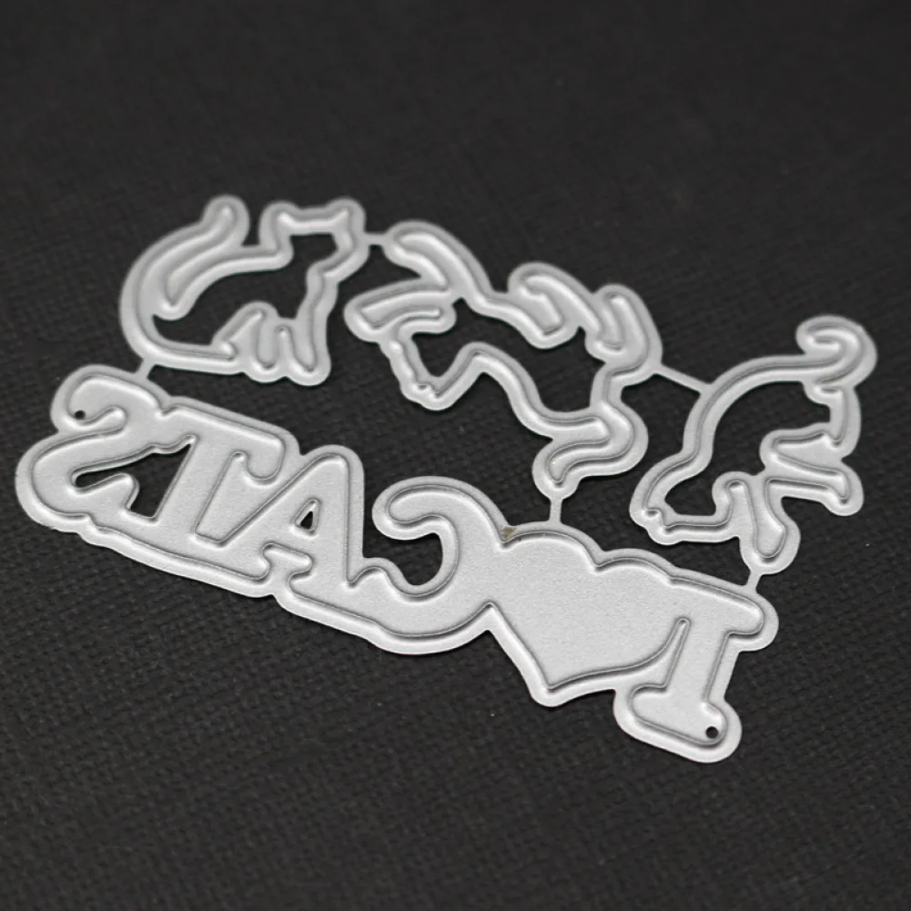 

New Design Craft Metal Cutting Dies Animal Cats Scrapbooking Album DIY Paper Card Craft Embossing Die Cuts