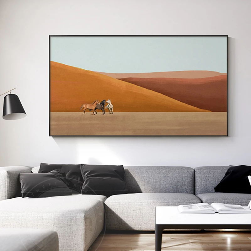 Картины на холсте в скандинавском стиле с изображением Морского Пейзажа постеры