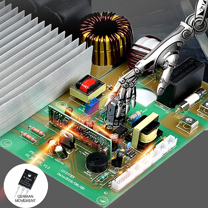 Коммерческая индукционная плита высокой мощности 6000 Вт вогнутая кухонная