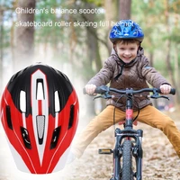 children safe cycling helmet with light riding protective hat for outdoor sports