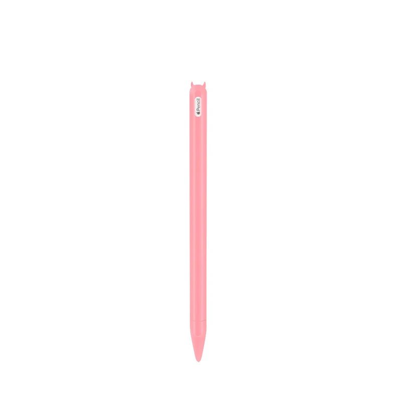 Для Apple Pencil 1 2 чехол КРЫШКА ДЛЯ iPencil iPad Pro планшет сенсорный Стилус колпачок милый кошачий ухо прокрутка силиконовый чехол