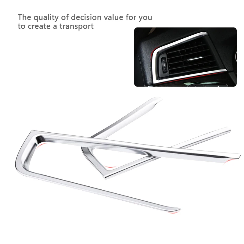 2 шт. автомобильный Кондиционер вентиляционная рамка наклейки ремонт отделка