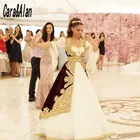 Женское вечернее платье с длинным рукавом, бальное платье с кружевной аппликацией, в традиционном албанском стиле, для выпускного вечера,