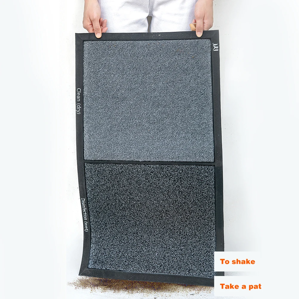 Дезинфицирующий напольный коврик мат для дезинфекции входной двери дома и офиса