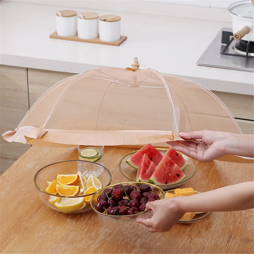 Складное покрытие для обеденного стола кружевной чехол еды с защитой от