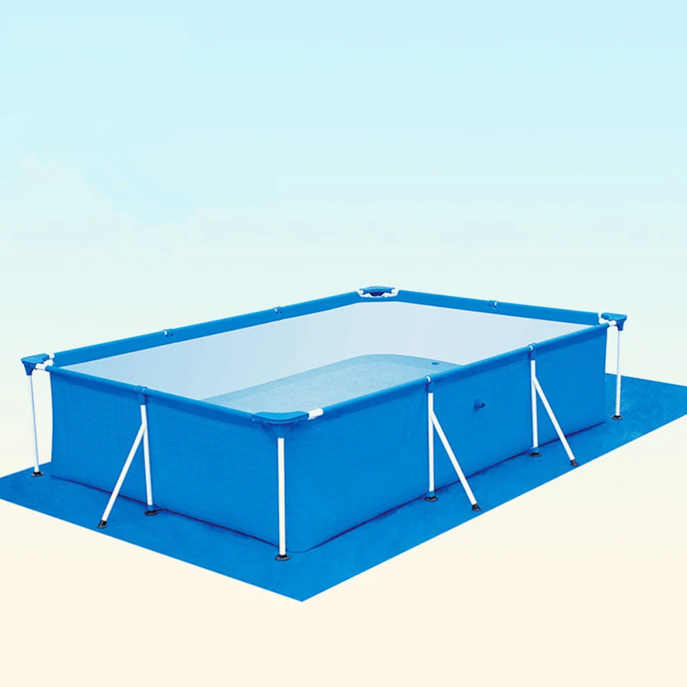 

PE Fabric Weaving Pool Accessories Pool Anti-skid Waterproof Cover Floor Pad for Pools Inflatable Swimming (Blue, 274x