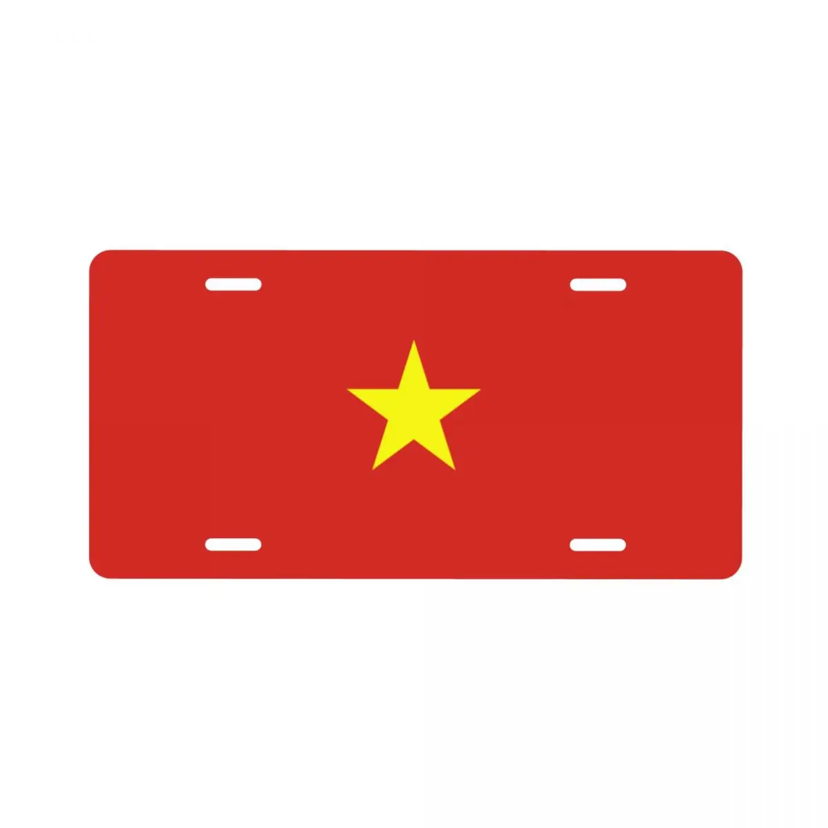 

Рисунок флага Вьетнама, украшение для номерного знака автомобиля 6 дюймов x 12 дюймов