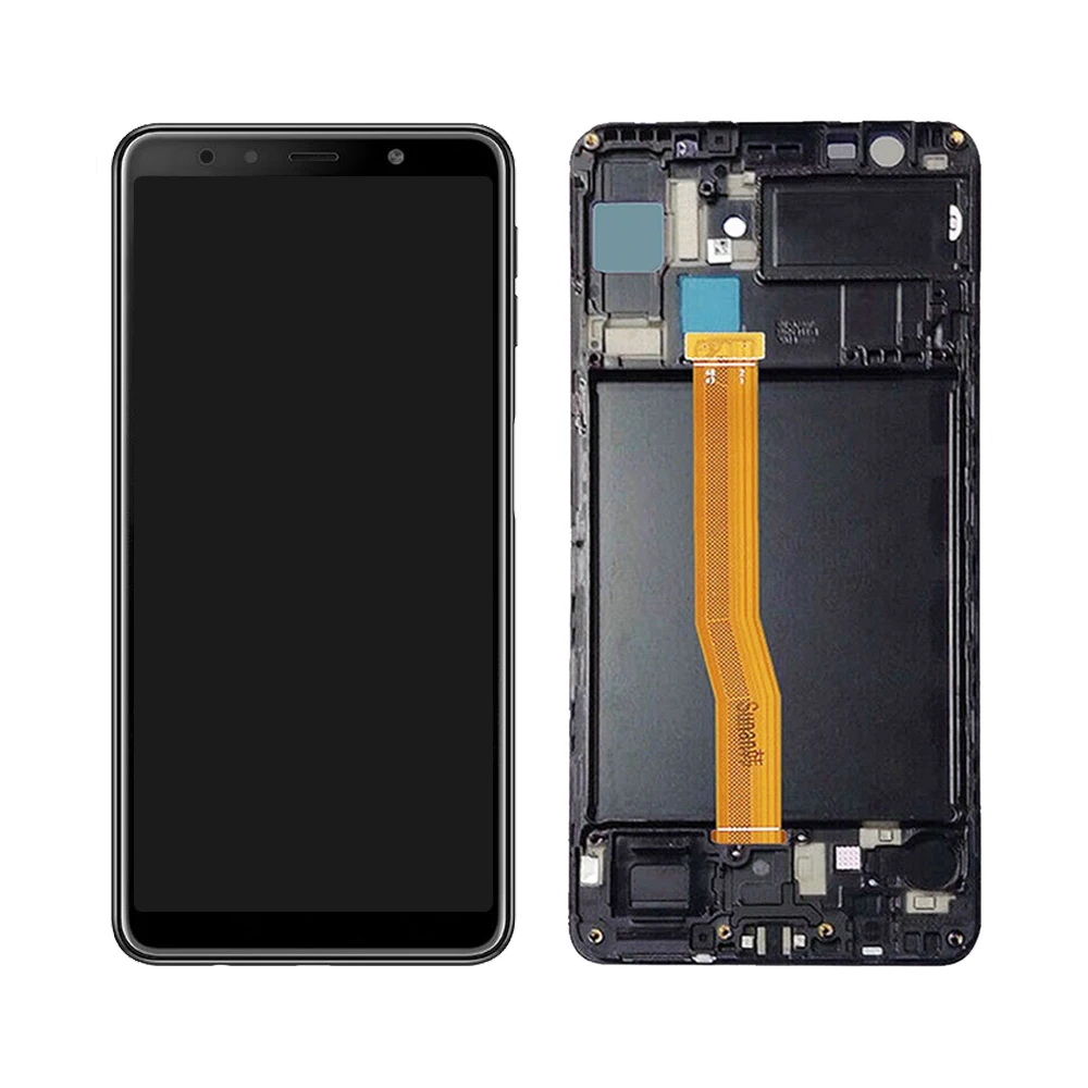 

6.0"ORIGINAL For SAMSUNG Galaxy A7 2018 A750 LCD Touch Screen Digitizer Assembly For Samsung A750 Display with Frame Replacement