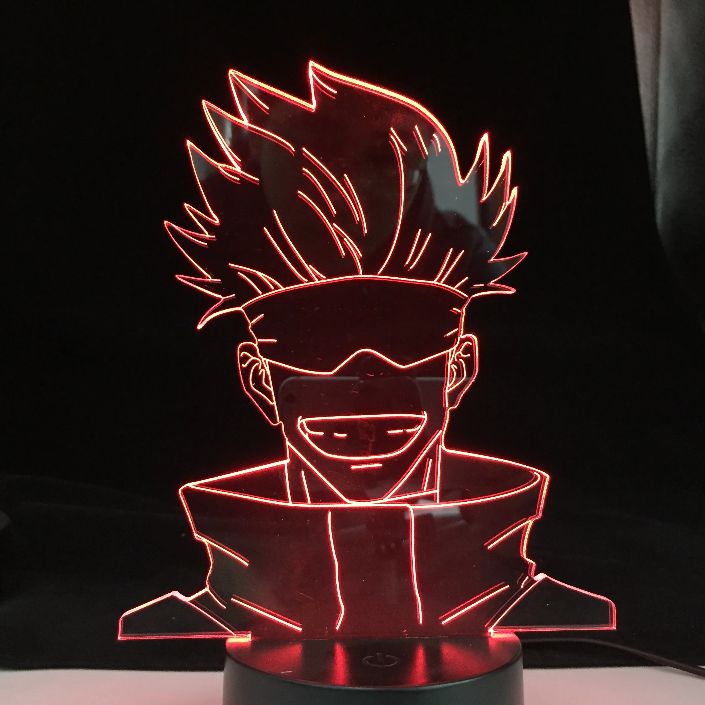 

Satoru Gojo Jujutsu Kaisen Led Night Light for Birthday Gift Jujutsu Kaisen Nightlight Satoru Gojo Anime Lamp Drop Shipping