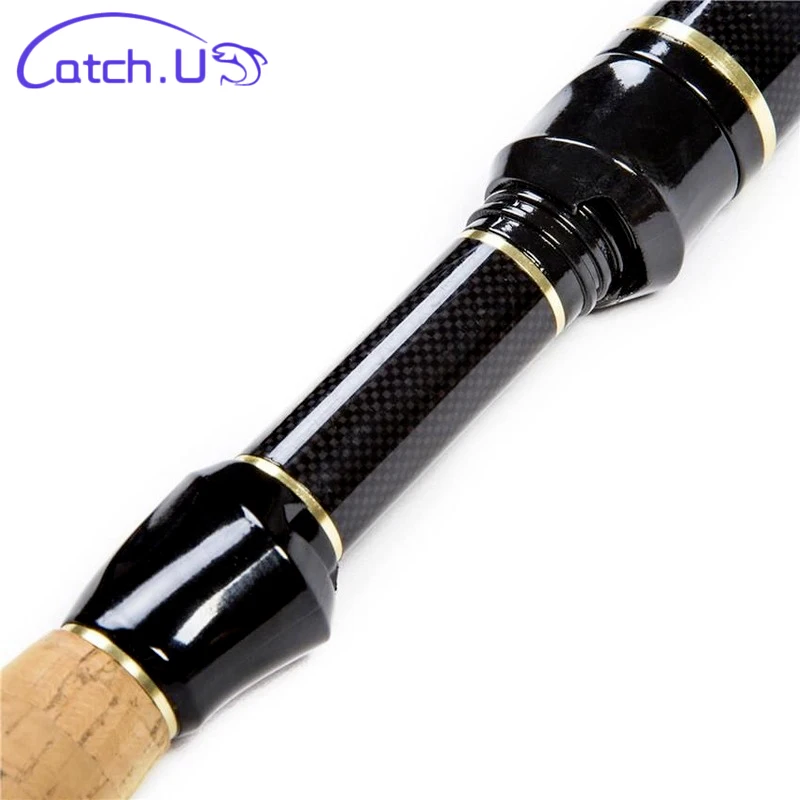 Удочка карбоновая рыболовная с двумя наконечниками класс спиннинга UL/L Lake вес