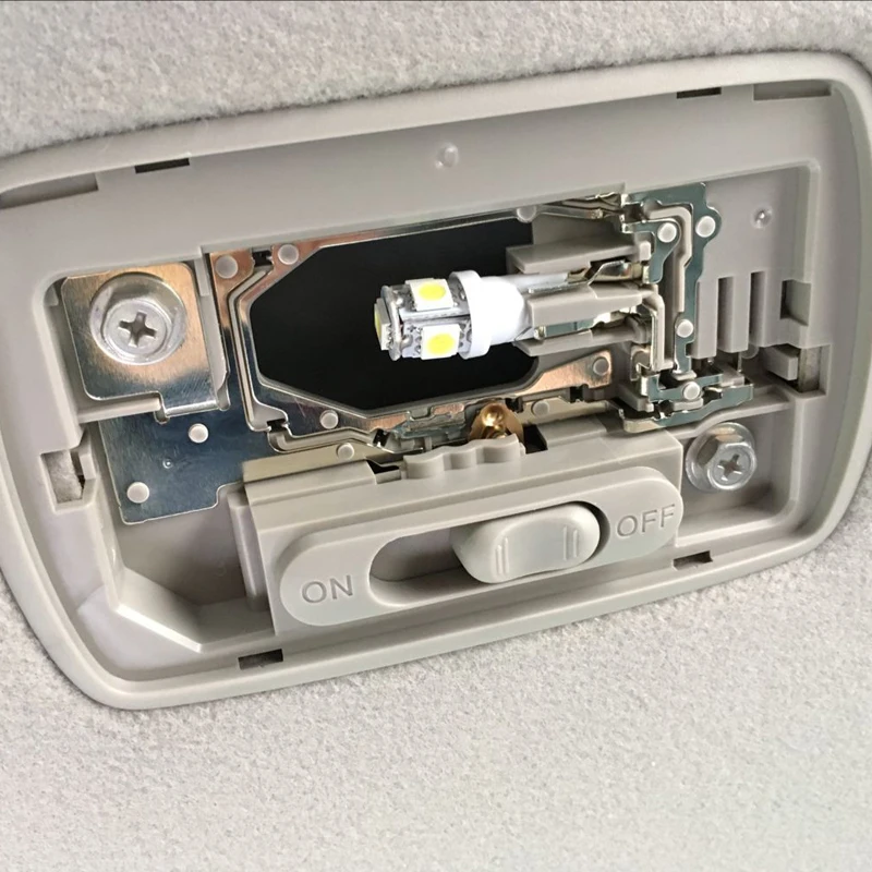 Автомобильная светодиодная лампа с тремя микросхемами cob ширина лампы освещение