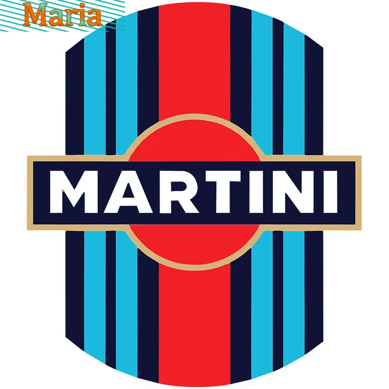 Классные гоночные наклейки MARTINI подходят для наклеек на мотоцикл JDM Van Bike Offroad RV A4 Q3
