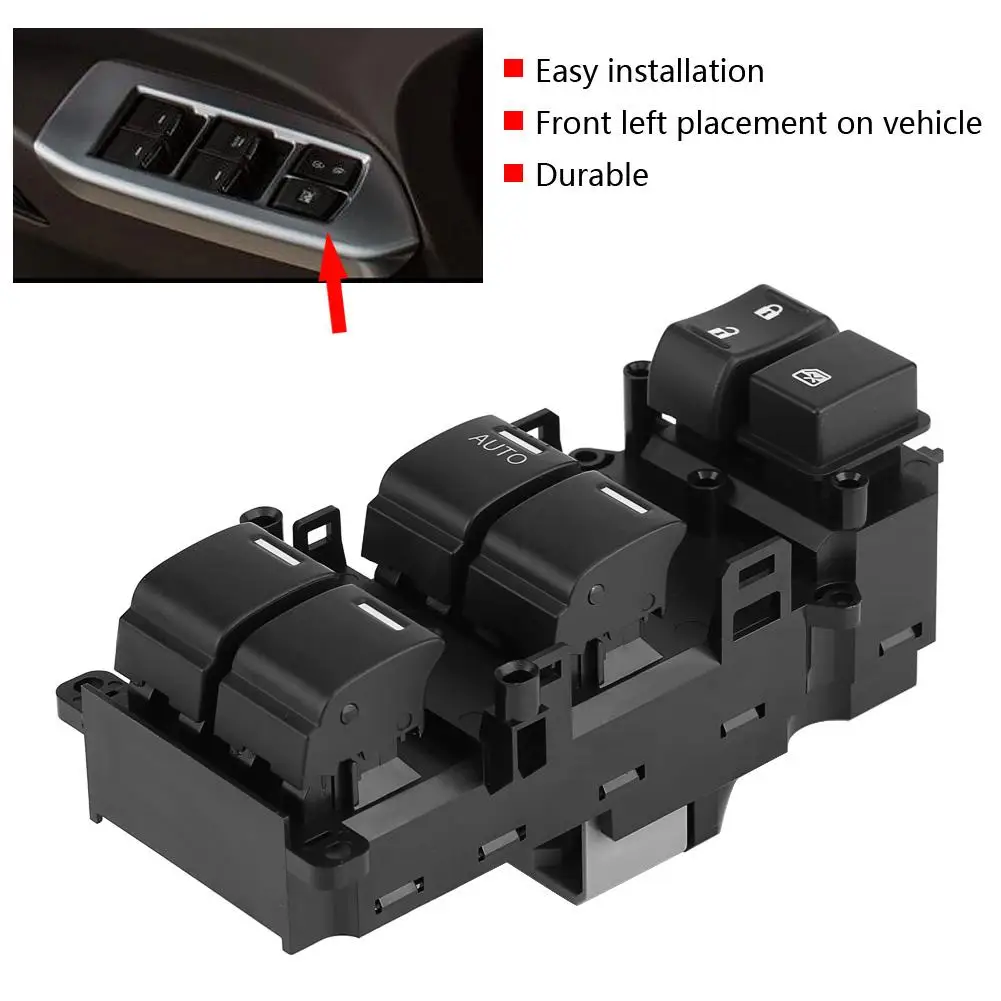 

Car Electric Power Window Switch Control Front Left for Honda Accord 2008 2009 2010 2011 2012 35750-TB0-H01