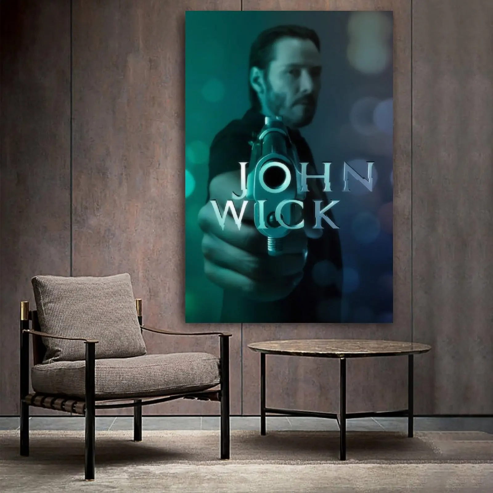 

John Wick Keanu Reeves Poster Poster Decorative Painting Canvas Wall Art Living Room Posters Bedroom Painting