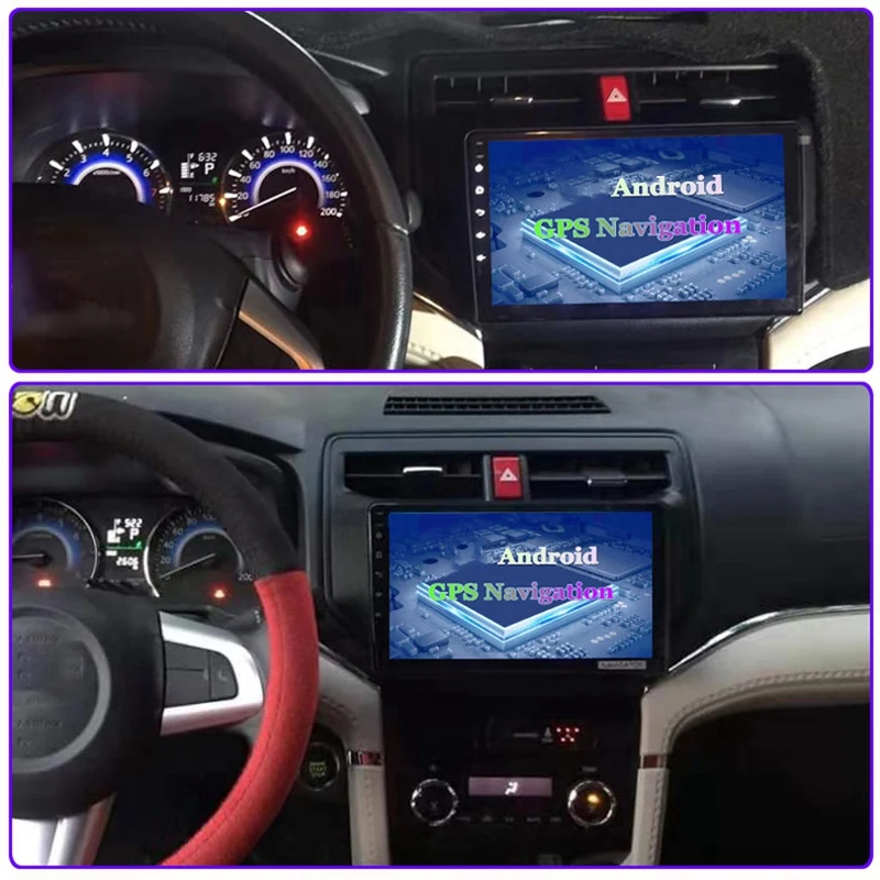 

10 Inch 2 Din Android 10.0 Car MP5 Player Stereo Radio 2+16GB Wifi Bluetooth GPS Navigation for Toyota Rush 2018