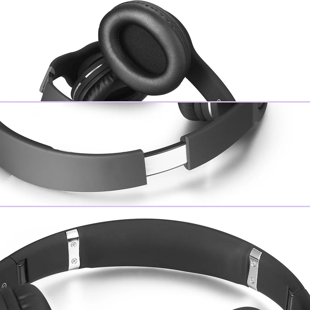 Bluetooth наушники Складные Модные беспроводные бас Беспроводные с микрофоном для