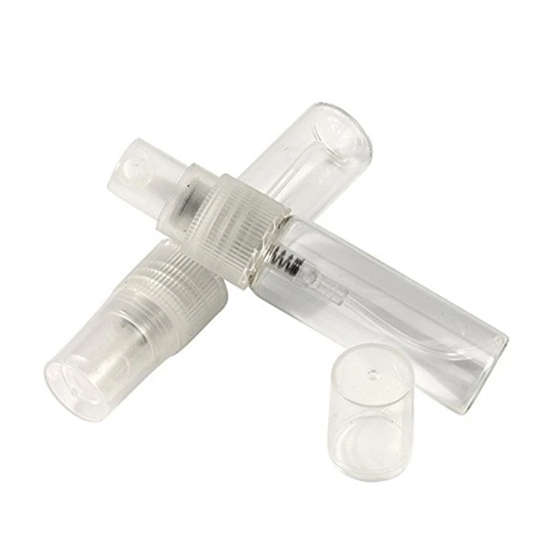 

25Pcs Mini 5Ml Glass Refillable Travel Perfume Empty Bottle Atomizer Pump Spray