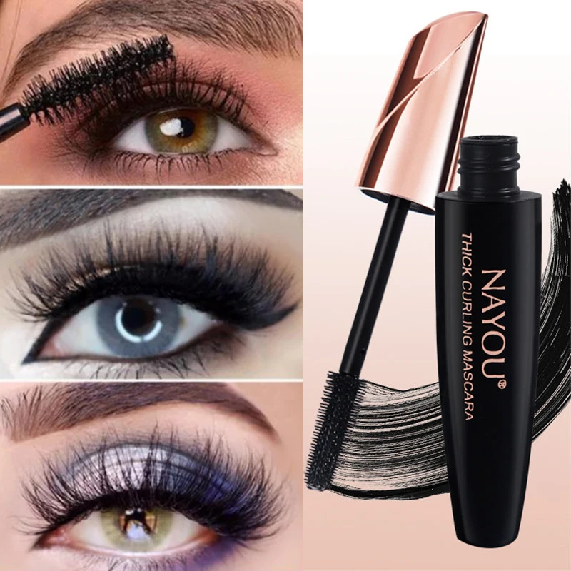 Тушь для ресниц 4D с шелковым волокном удлиняющая водостойкая долговечная