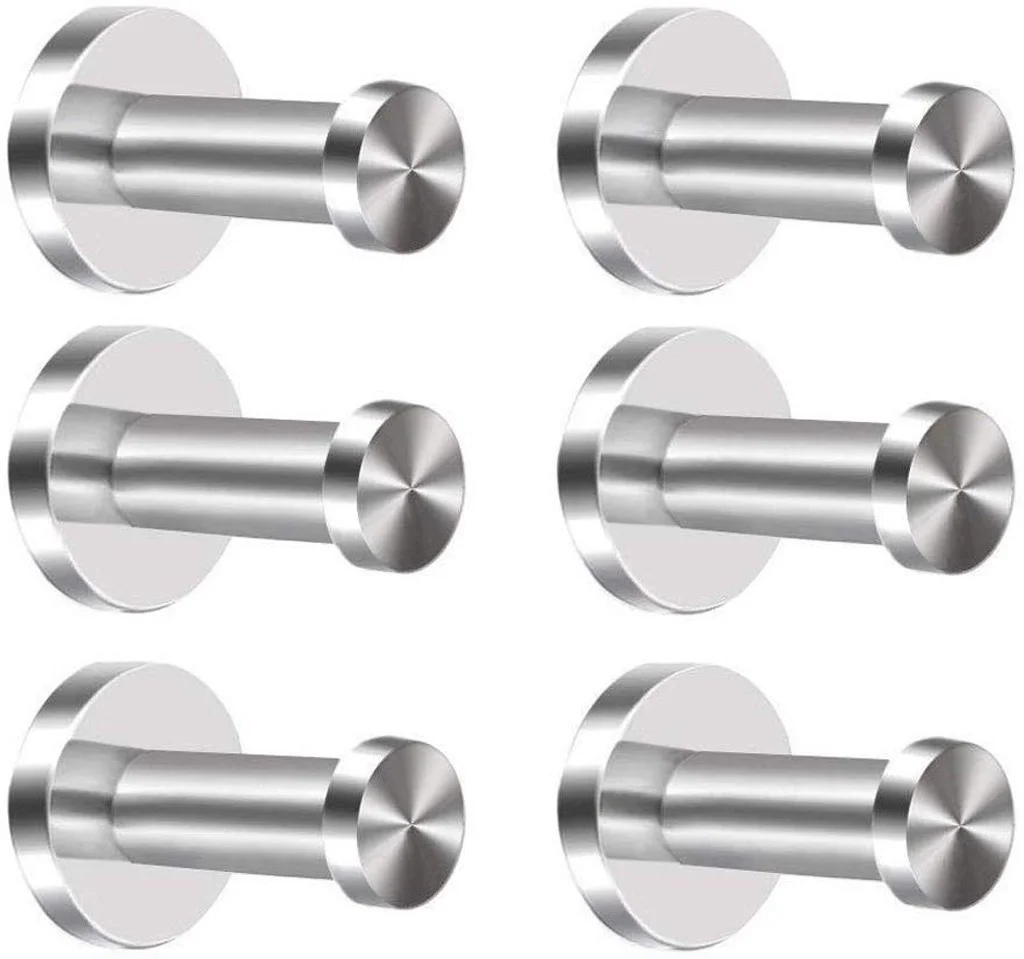 

6 шт., настенные крючки из нержавеющей стали