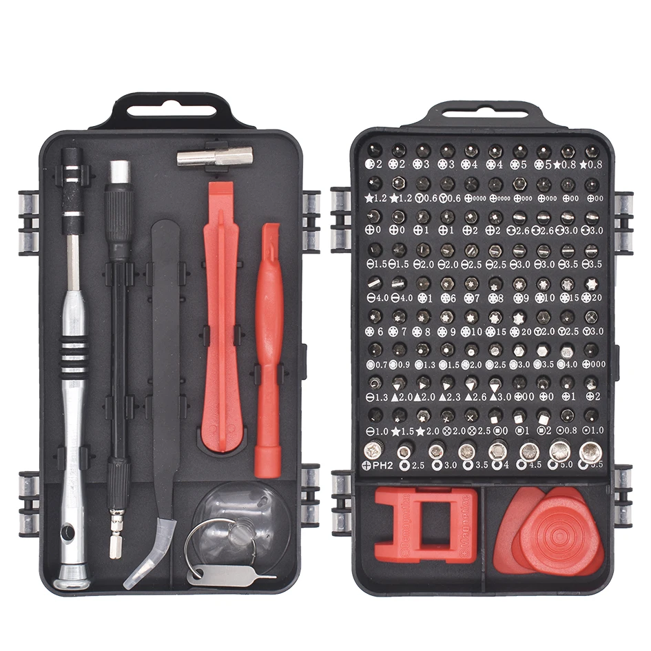 110 в 1 Набор прецизионных отверток мульти CRV отвертка бит комбинация инструментов