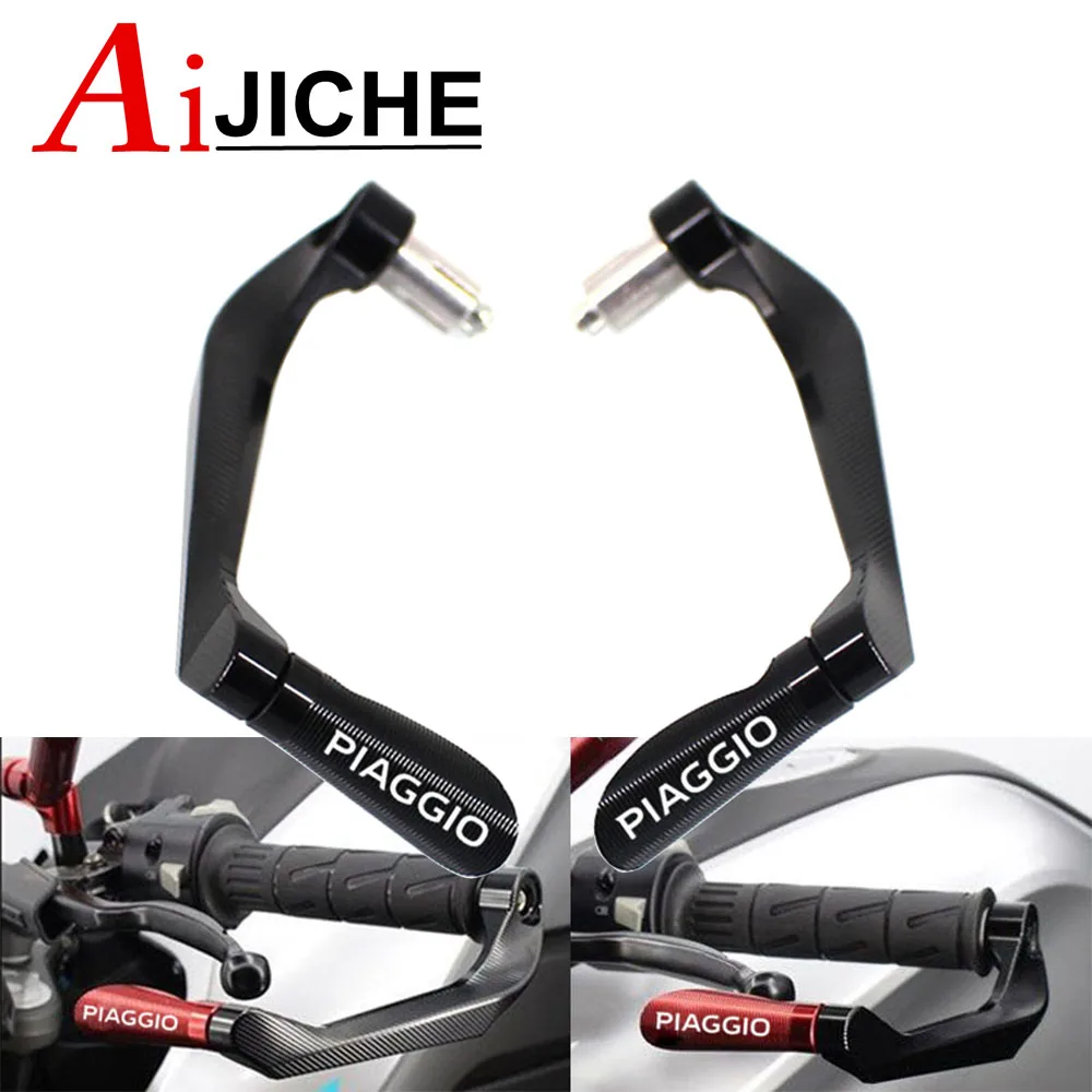 

Motorcycle New CNC Aluminum Handle Bar End Hand Guards Protector Fits For Piaggio Fly 50 125 150 4T NRG Power DD DT Liberty 125