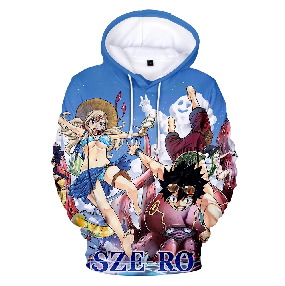 

Толстовка с капюшоном Game AnimeEDENS ZERO 3D, модный осенний костюм Winer, худи, спортивная одежда, Детская Молодежная кавайная японская толстовка с кап...