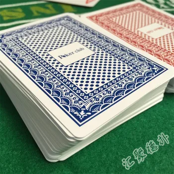 New 2 Sets/Lot Baccarat Texas Hold'em Plastic Waterproof Scrub Playing Cards Poker Club Cards Board Games 2.48*3.46 inch Yernea 5