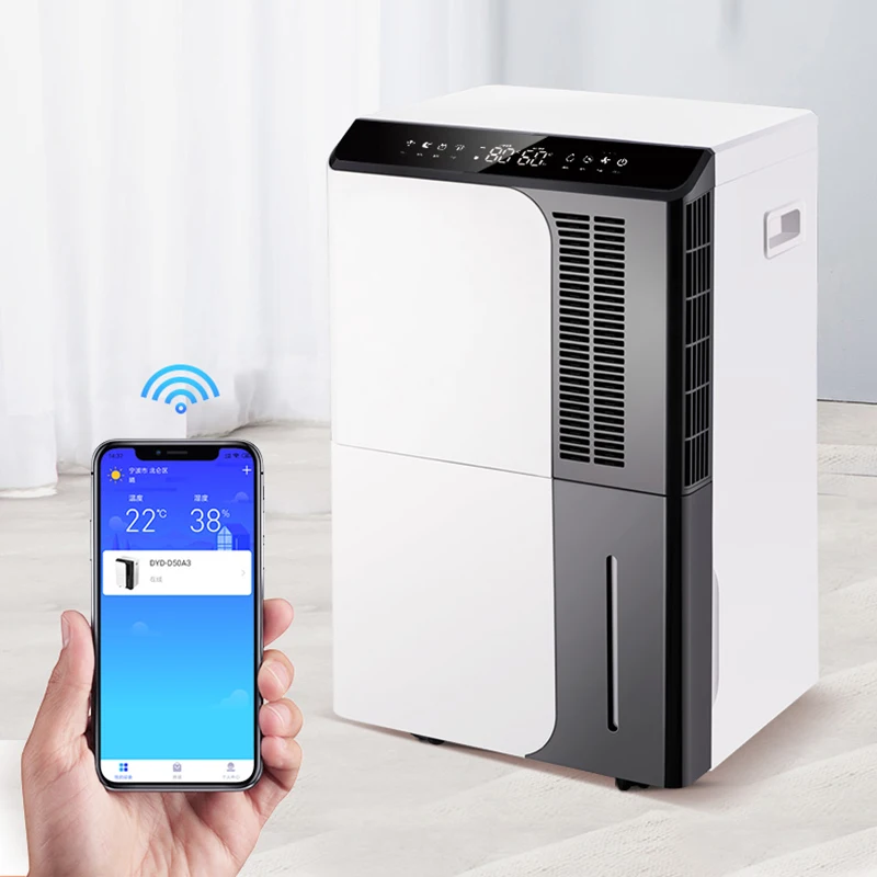 Электрический осушитель воздуха 50 л/д для дома подвала виллы высокой мощности