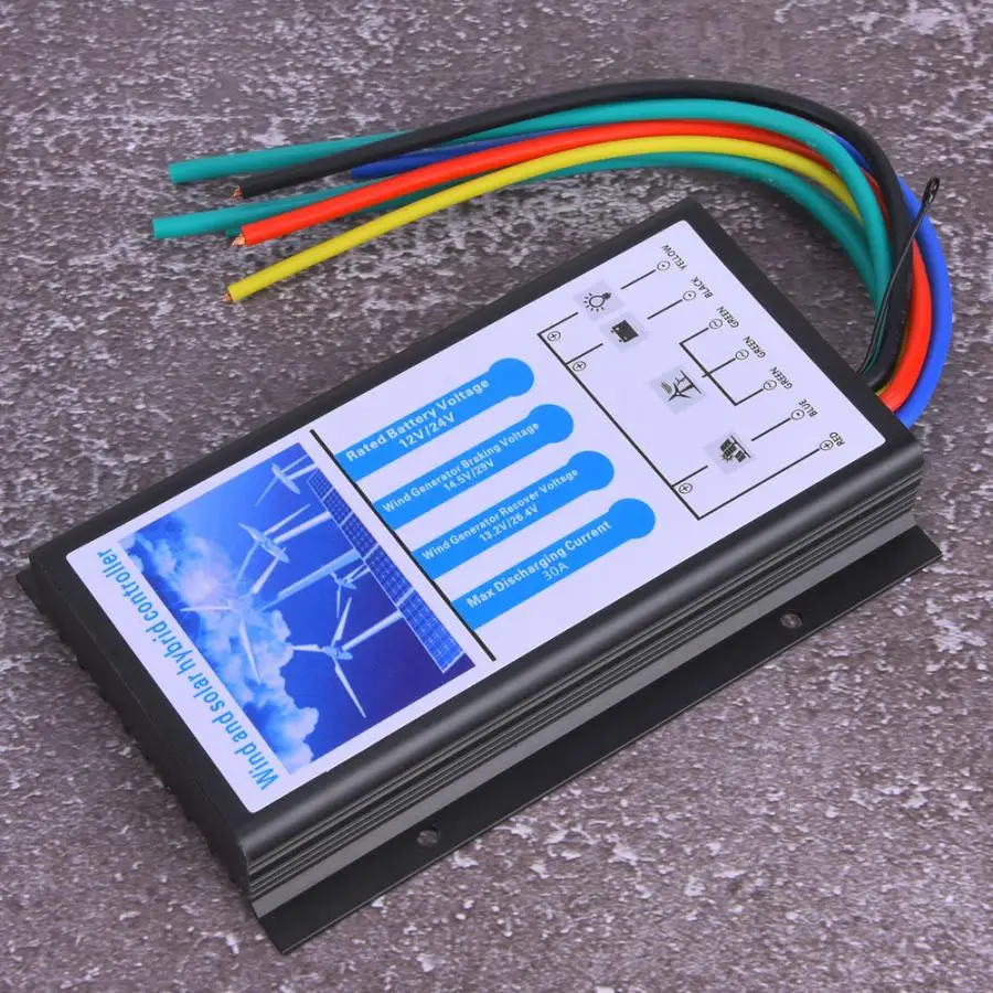 Ветряной солнечный гибридный генератор контроллер IP67 электрические