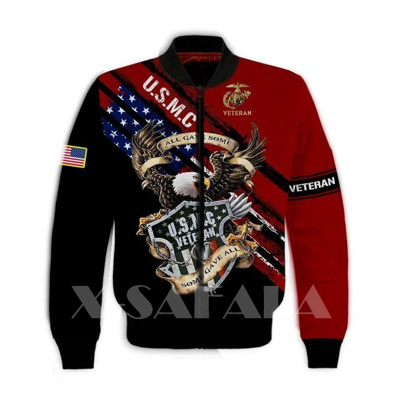 

Куртка-бомбер Мужская/женская уличная Толстая на молнии с 3D-принтом