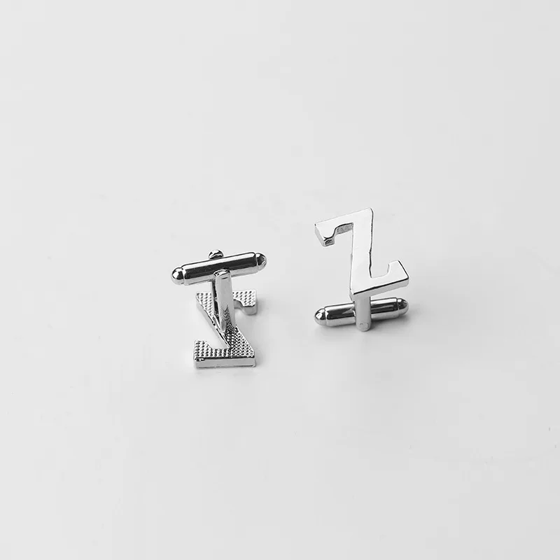 Письмо запонки arm кнопки для мужчин и женщин рубашки Первоначальный Алфавит