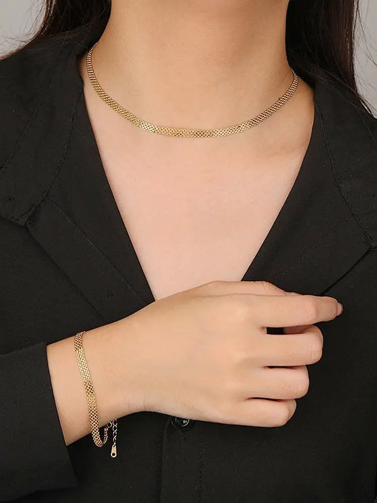 Женский полый плетеный браслет из серебра 925 пробы с цепочкой | Украшения и