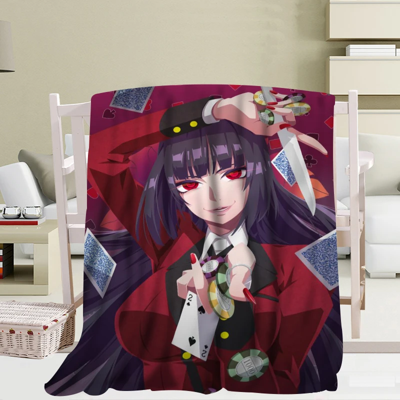 

Custom Anime Kakegurui Believer Blanket 56x80 inch 50x60 Inch 40x50 Inch Home/Sofa/Bedding Throw Blanket Kid Adult Warm Blanket