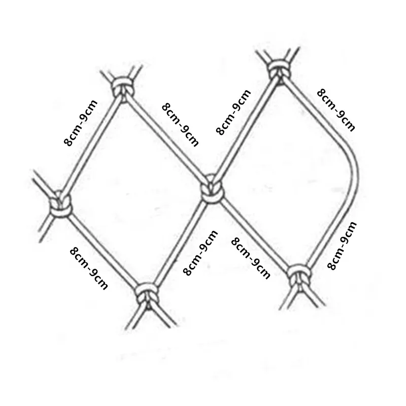 Качественная крупная сетка 0 25 мм длиной м для жаберной рыбалки рыболовная сеть