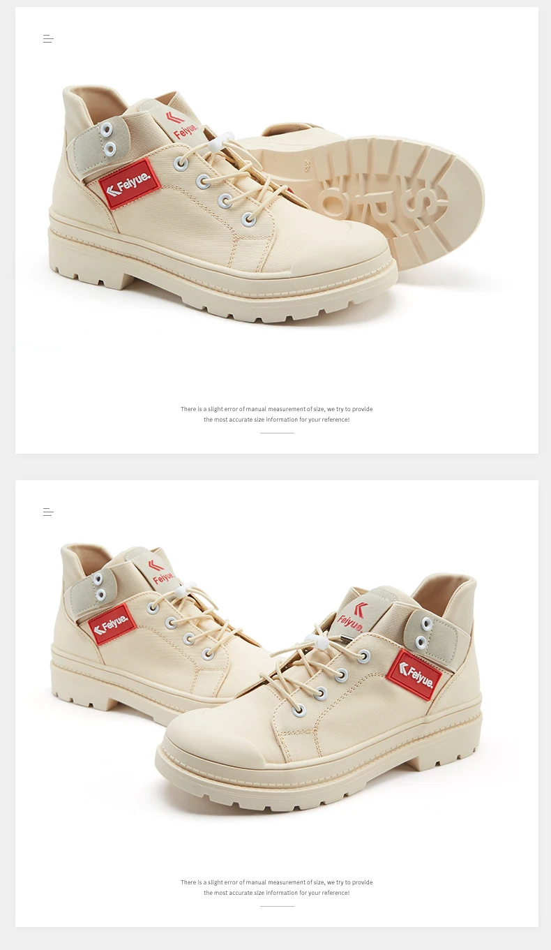 Feiyue 8302 новинка, холст обувь ботинки martin оригинальная женская обувь вулканизированные Кеды сапоги Для женщин 4 цвета тренд Нескользящие домашние тапочки