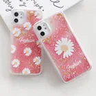 Жидкий эффект сыпучего песка для мобильного телефона для Samsung Galaxy A51 A71 A50 A70 A10 A20 A30 A11 A21 A31 A41 M30S M31 блеск Дейзи на заднюю панель