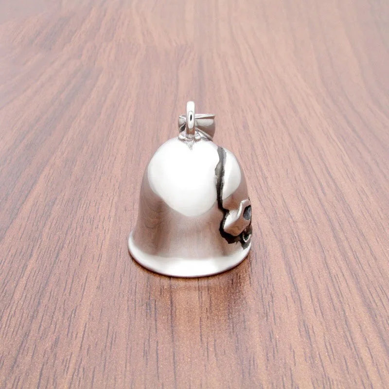 Модное готическое ожерелье с подвеской в виде черепа колокольчика панк-рок