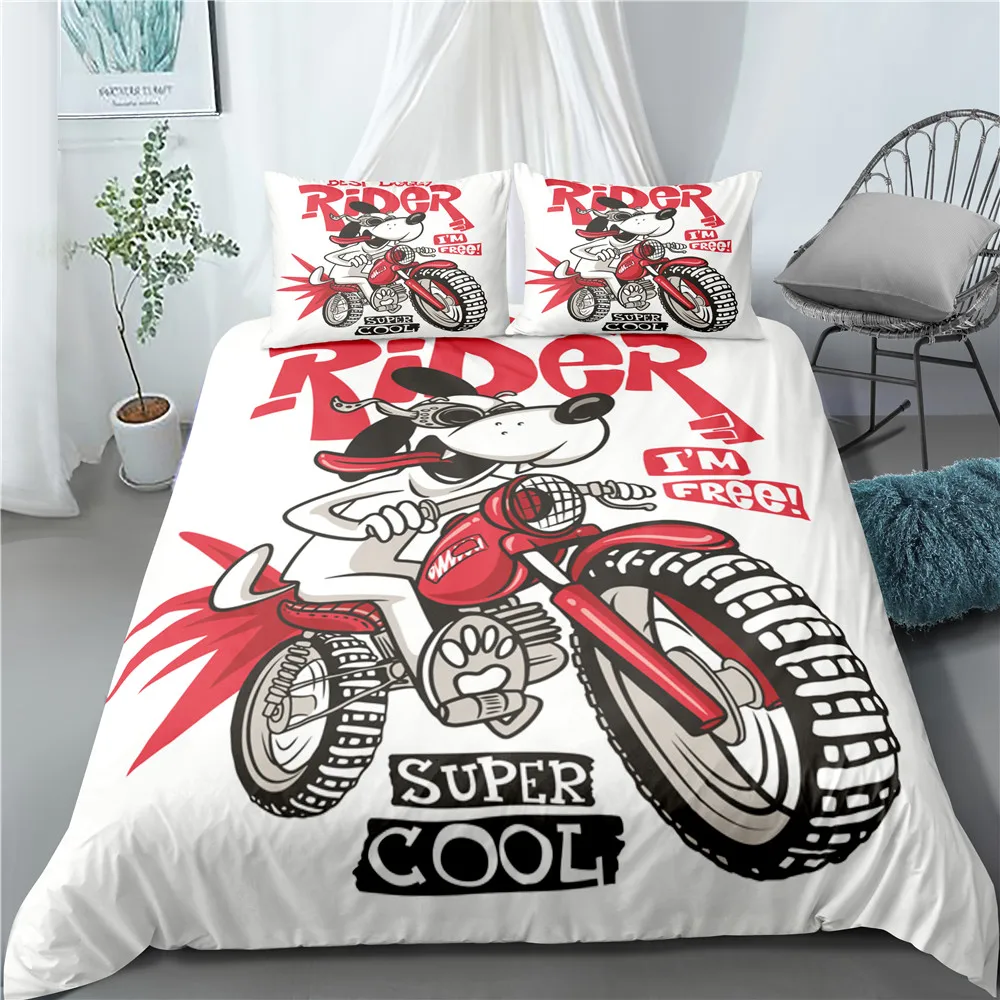 

Милые Мультяшные кошки и собаки, 3D цифровая фотообложка, постельное белье, наволочка, пододеяльник, покрывало из трех предметов