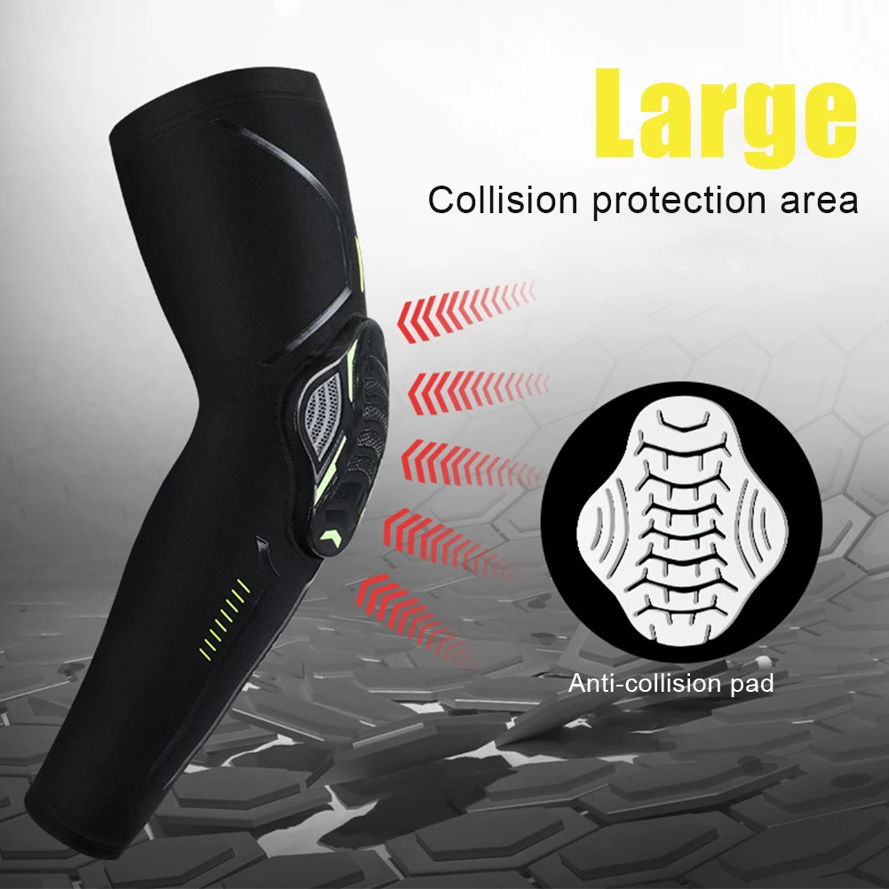 

Sports Crashproof Knee Pad Elbow Brace Compression Arm Leg Sleeves Protectors Outdoor Basketball Football Bicycle Support Guard