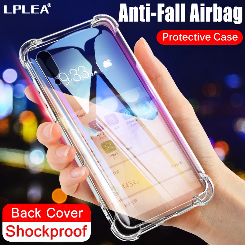 Soft TPU Silicone Shockproof Case For Xiaomi Redmi mi 9 9T Pro SE 8 mi A2 Lite A3 CC9 CC9E Mix 2S 3 A1 6X 5X Transparent Cover