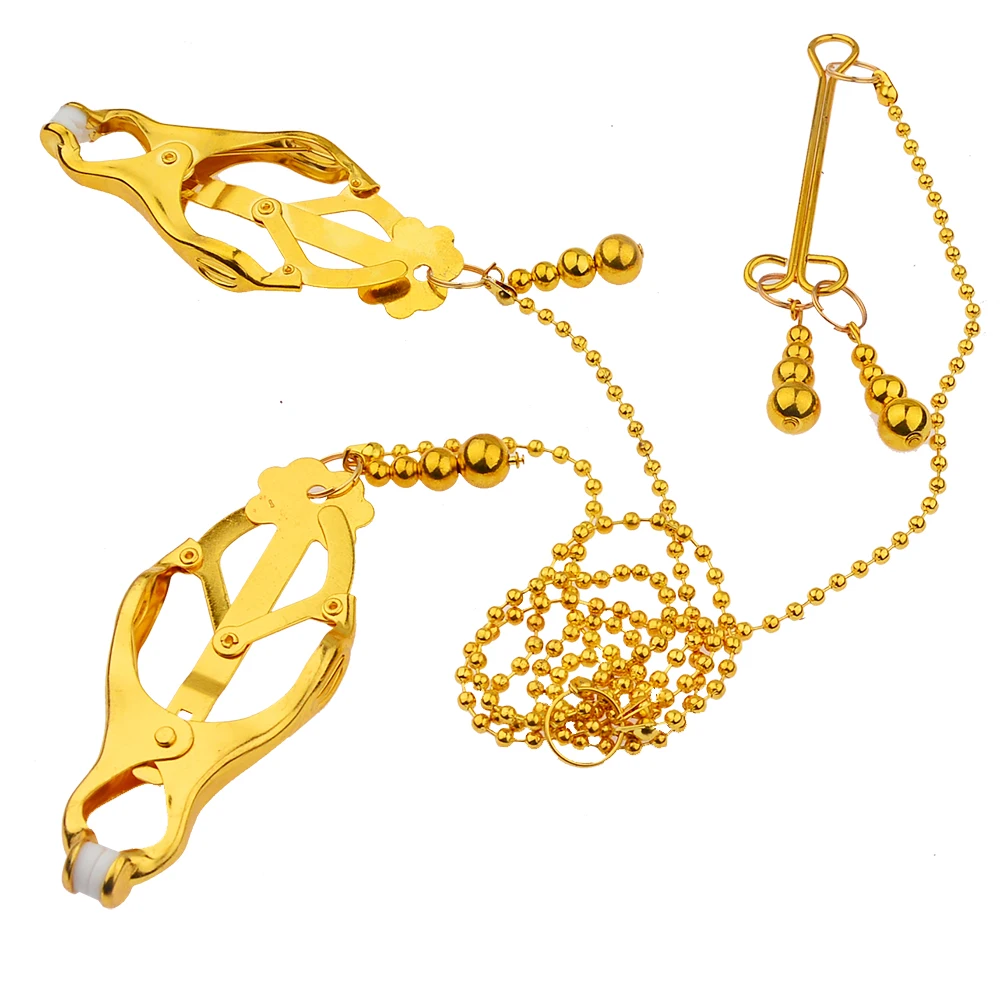 4 Размер Сексуальные Ниппель Бабочка Зажим Металлический Женщины Тракционные Зажимы Клипсы Сосков BDSM Бондаж Ограничения Секс Игрушки на.