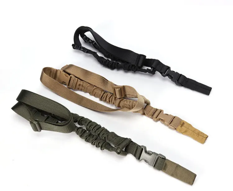 

Tactical One 1 Single Point Gun Sling Adjustable Bungee Rifle Shoulder Strap Gun Strap
