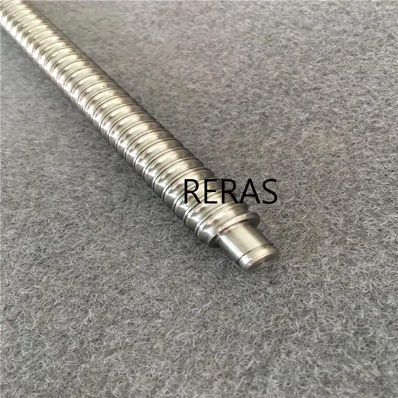 

SFU1204 150 200 250 300 350 400 450 500 550 600 650 mm ball screw with 1204 flange single ball nut BK/BF10 end machined