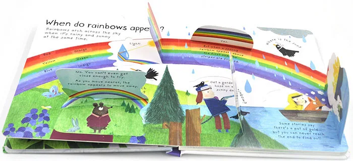Usborne Lift-the-flap первые вопросы и ответы что делает это дождь английский обучающие