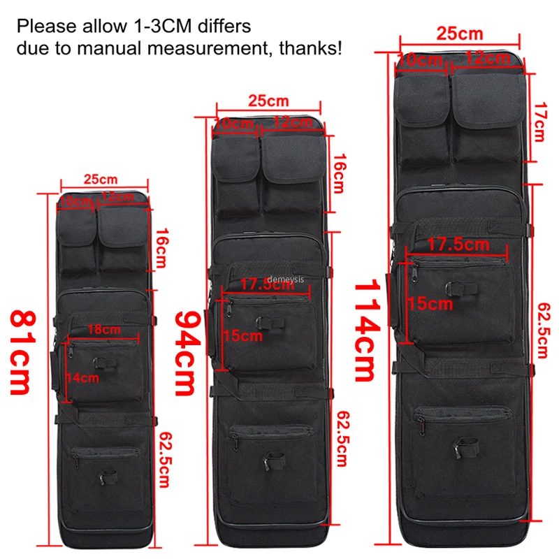 

Military Tactical Gun Bag Hunting Shooting Sniper Firearm Transportation Backpack Airsoft Paintball Shotgun Protection Bags