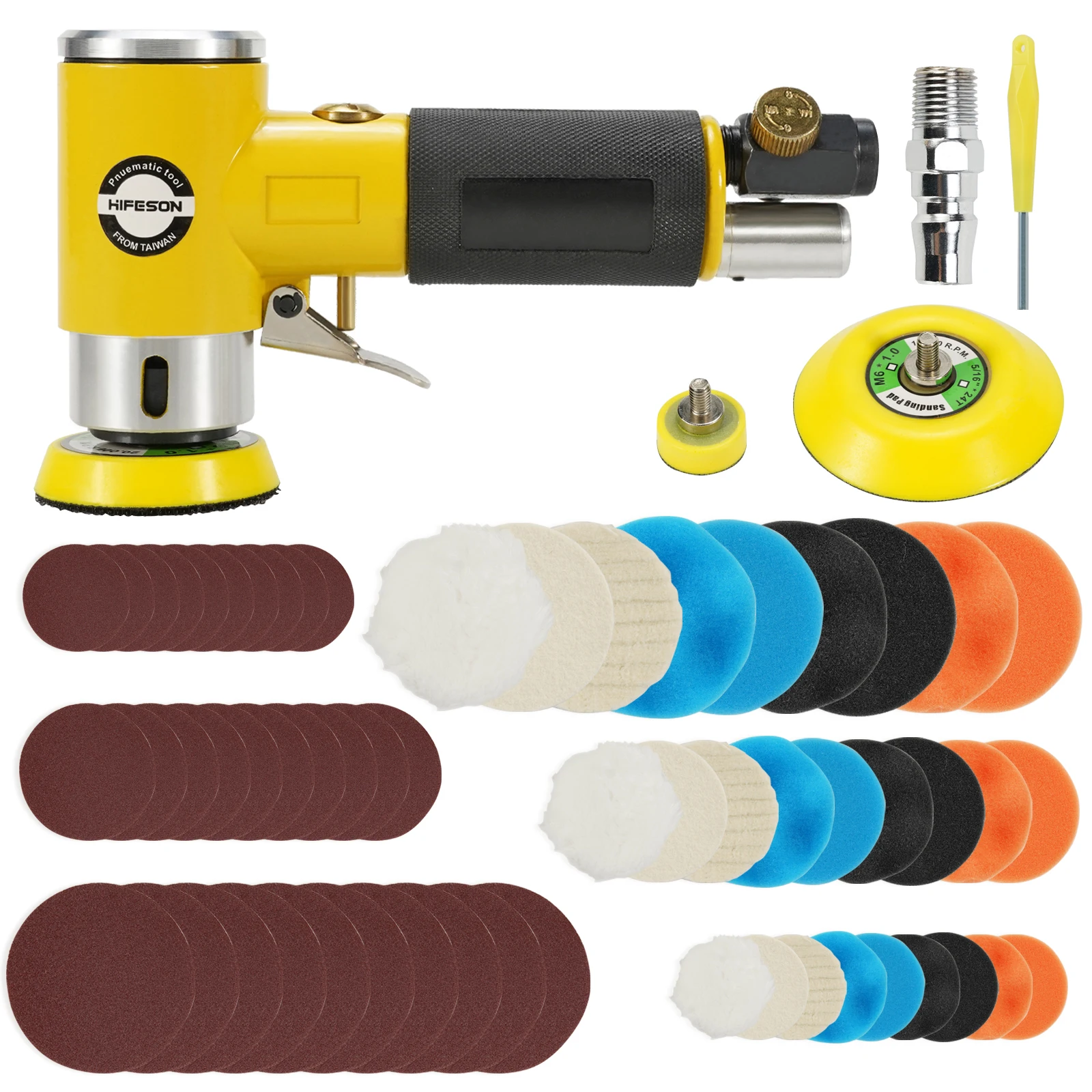 HIFESON набор пневматических мини шлифовальных машин для полировки автомобиля