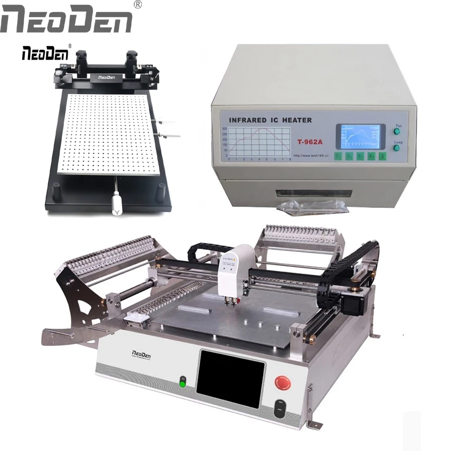 NeoDen3V маленькая машина для прототипов печатных плат духовка монтажа микросхем T962A