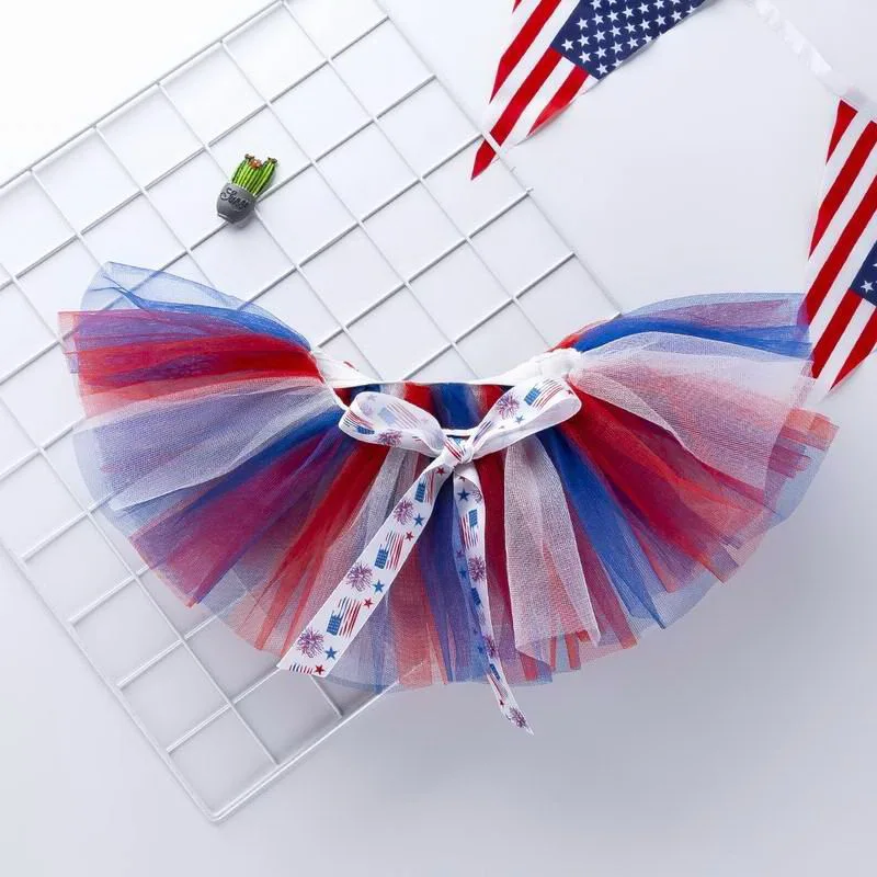 

Independence Day Baby Girl Clothes 2020 Cotton Short Sleeve Romper +Colorful Skirts+Headbands 3 Piece Suit Girl Clothing YK010
